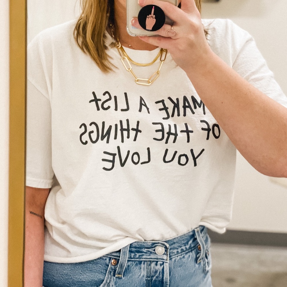 Lonely Ghost | make a list tee